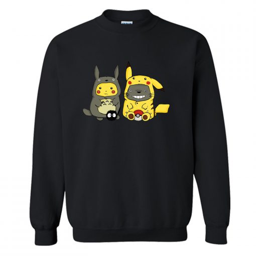 Funny Totoro Pikachu Sweatshirt (GPMU)