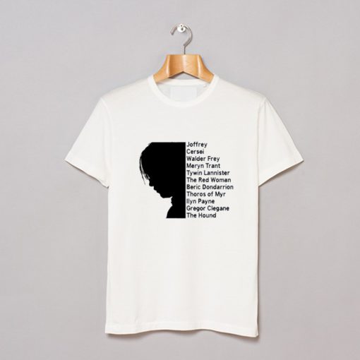 Game of Thrones Arya Stark’s Kill List T-Shirt (GPMU)