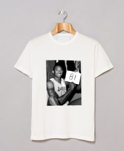 KOBE BRYANT 81 POINTS WHITE T-SHIRT (GPMU)