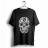 Oakland Raiders sugar skull T-Shirt (GPMU)