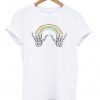 Rainbow Skeleton Hands T-Shirt (GPMU)