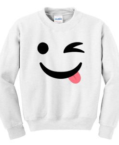 Silly Wink Emoji Sweatshirt (GPMU)