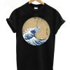 The great wave off Kanagawa Godzilla T Shirt (GPMU)