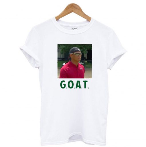 Tiger Woods Goat Hat Backwards T Shirt (GPMU)