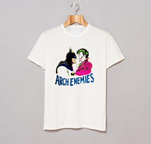 80s Batman The Joker Arch Enemies DC Comics T-Shirt (GPMU)