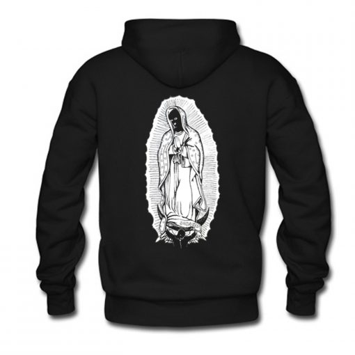 Badwood Virgin Mary Hoodie Back (GPMU)