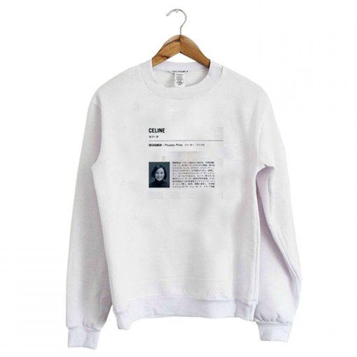 Celine Designer Phoebe Philo Sweatshirt (GPMU)