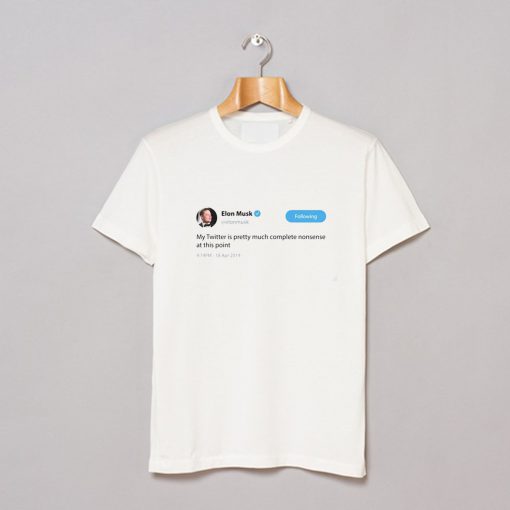 Elon Musk Twitter T-Shirt pu