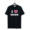 I Love Mods T-Shirt (GPMU)