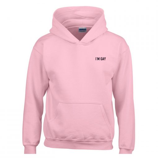 I’m Gay Pink Hoodie (GPMU)