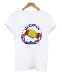 Led Zeppelin Vintage Shirt 1975 North American Tour T Shirt (GPMU)