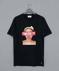 Miley Cyrus Twerk It Tongue Out T-Shirt pu