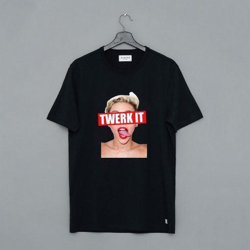 Miley Cyrus Twerk It Tongue Out T-Shirt pu