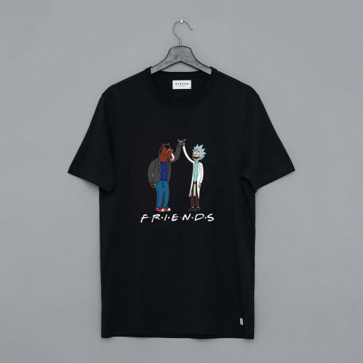 Morty and Bojack Horseman Friends T-Shirt pu