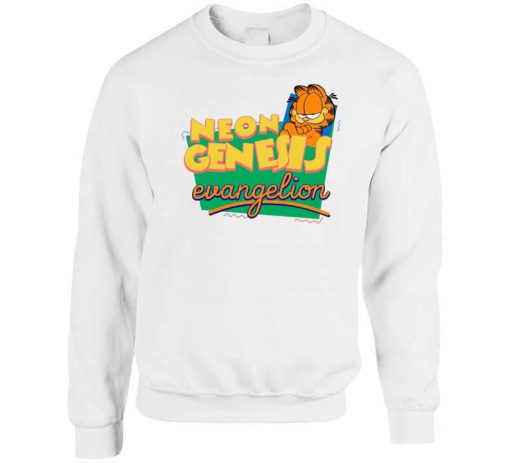 Neon Genesis Evangelion Garfield Parody Sweatshirt (GPMU)