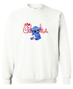 Stitch Drinking Chick Fil A Sweatshirt (GPMU)