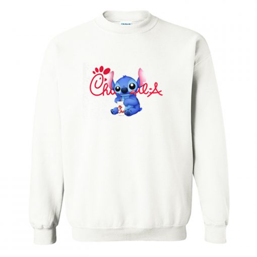 Stitch Drinking Chick Fil A Sweatshirt (GPMU)