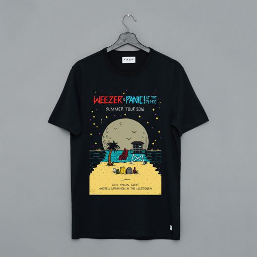 Weezer and Panic At The Disco 2016 T Shirt (GPMU)