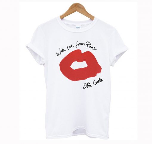 With Love From Paris Lips T Shirt (GPMU)