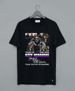 72 years of Black Sabbath 1948 2020 Ozzy Osbourne thank you for the memories signature T-Shirt (GPMU)