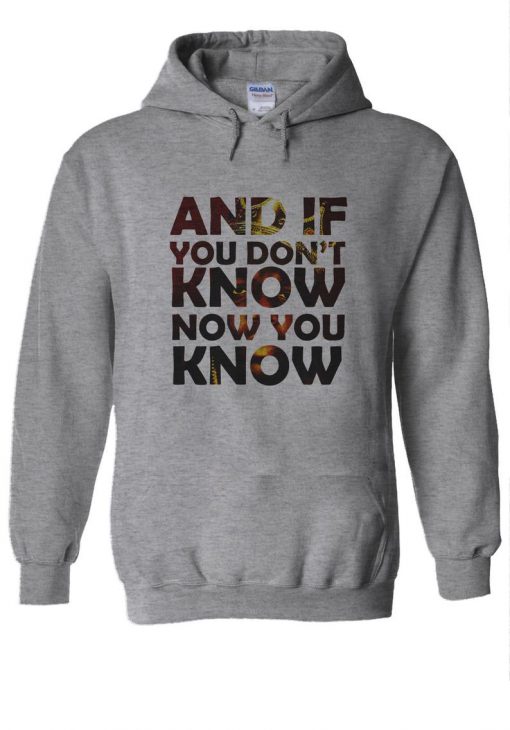 And If You Don’t Know Now You Know Hoodie PU27
