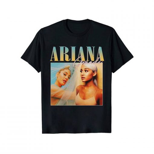 Ariana Grande 90s Vintage Black T-Shirt (GPMU)