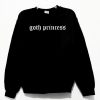 Goth Princess Graphic Sweatshirt PU27