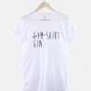 Gym Shirt Gin T-Shirt PU27