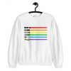 Lightsaber Rainbow Pride Flag Sweatshirt PU27