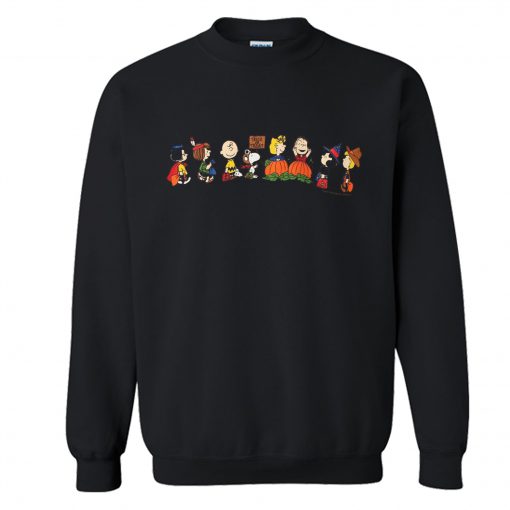 Peanuts Trick or Treat Snoopy Charlie Brown Halloween Sweatshirt (GPMU)