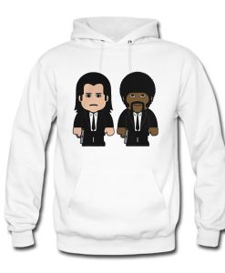 Pulp Fiction Vincent Vega Jules Winnfield Cartoon Hoodie (GPMU)