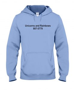 Unicorns and Rainbows 807-5779 Hoodie (GPMU)