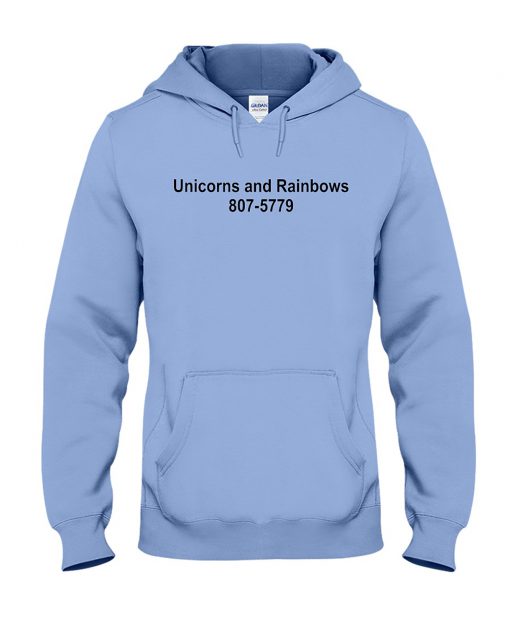 Unicorns and Rainbows 807-5779 Hoodie (GPMU)