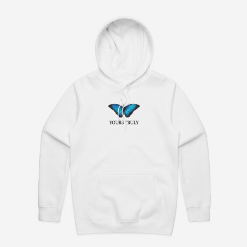 Yours Truly Blue Butterfly Hoodie (GPMU)