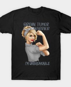 Brain Tumor Cancer Awareness Im Unbreakable T-Shirt AI