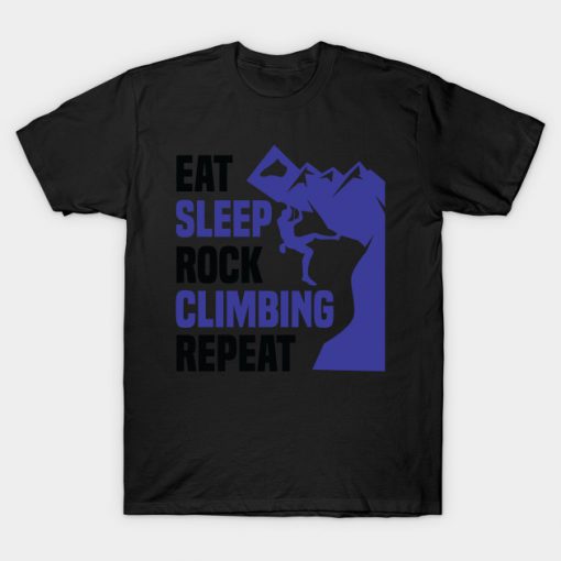 Climbing - Eat sleep T-Shirt AI