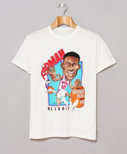 Detroit Bad Boys Dennis Rodman T-Shirt (GPMU)