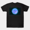 Exploding Sun - Light Blue T-Shirt AI