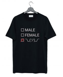 Gender Shrug Nonbinary Genderqueer T Shirt (GPMU)