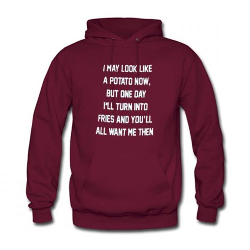 I May Look Like A Potato Now Quote Hoodie (GPMU)