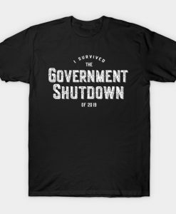 I Survived the Government Shutdown of 2019 T-Shirt AI
