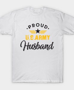 Proud Us Army Husband T-Shirt AI