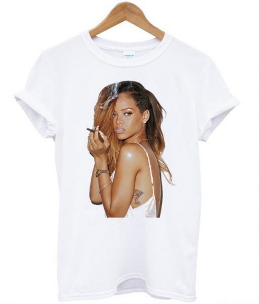 Rihanna Smoking Cigarette T-Shirt (GPMU)