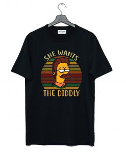 Simpsons She wants the Diddly T Shirt (GPMU)