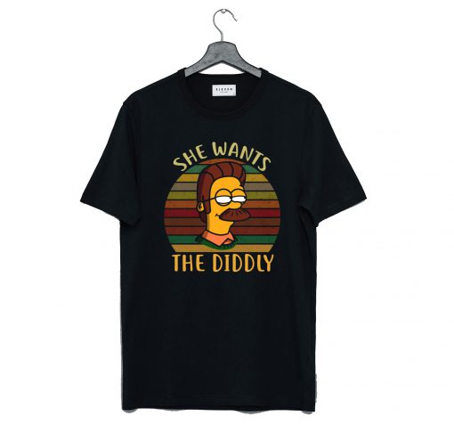 Simpsons She wants the Diddly T Shirt (GPMU)