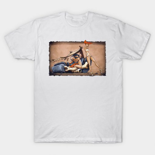 The Flintstones go Lowbrow T-Shirt AI