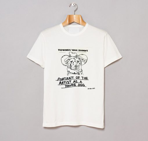 Townes Van Zandt Portrait Of The Artist T Shirt (GPMU)