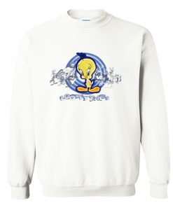 Tweety Bird Looney Tunes Sweatshirt White (GPMU)