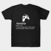 Video Game Anxiety Definition for Gamers T Shirt AIVideo Game Anxiety Definition for Gamers T Shirt AI