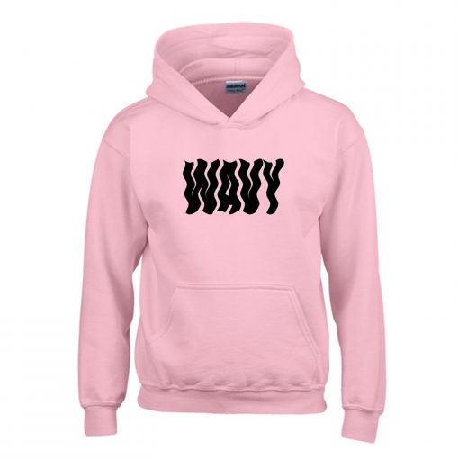 Wavy pink Hoodie (GPMU)